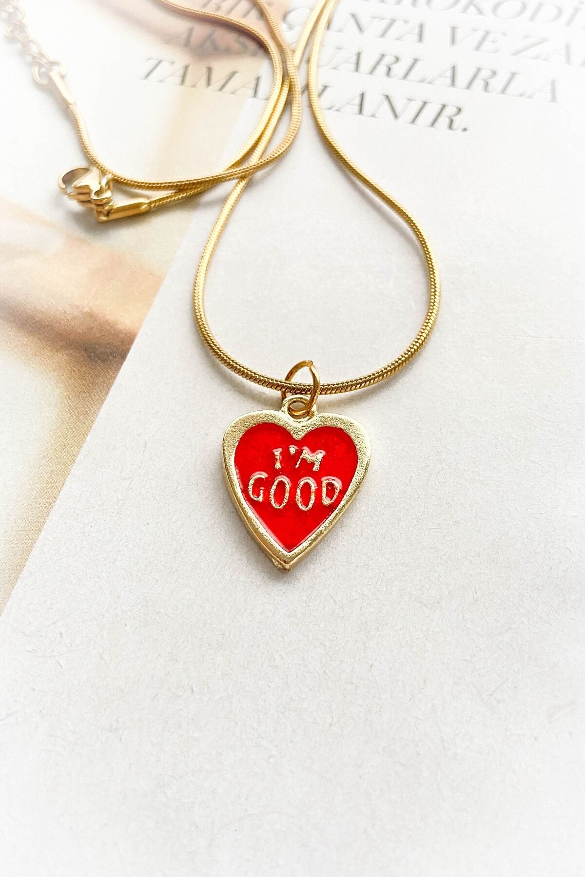 I'am Good Çelik Kolye