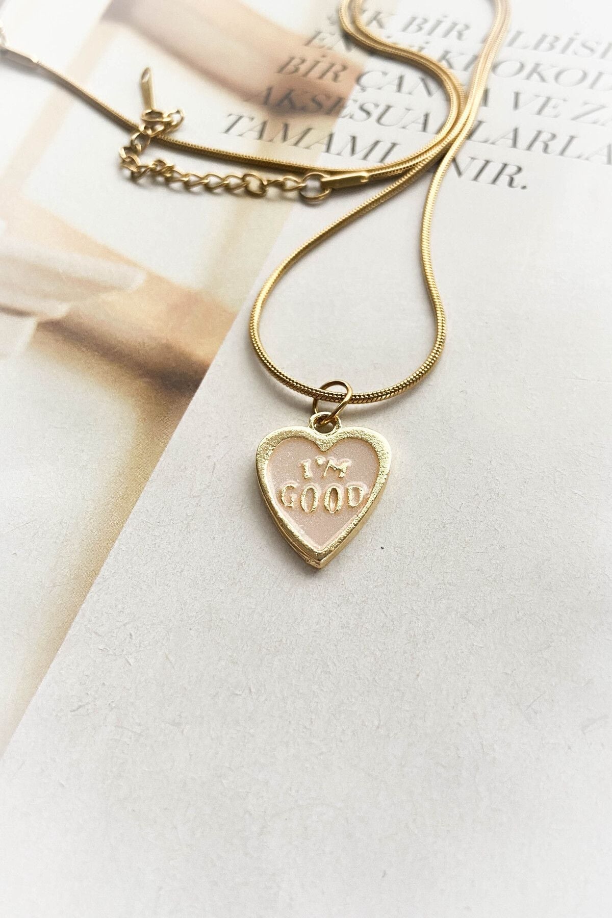 I'am Good Çelik Kolye