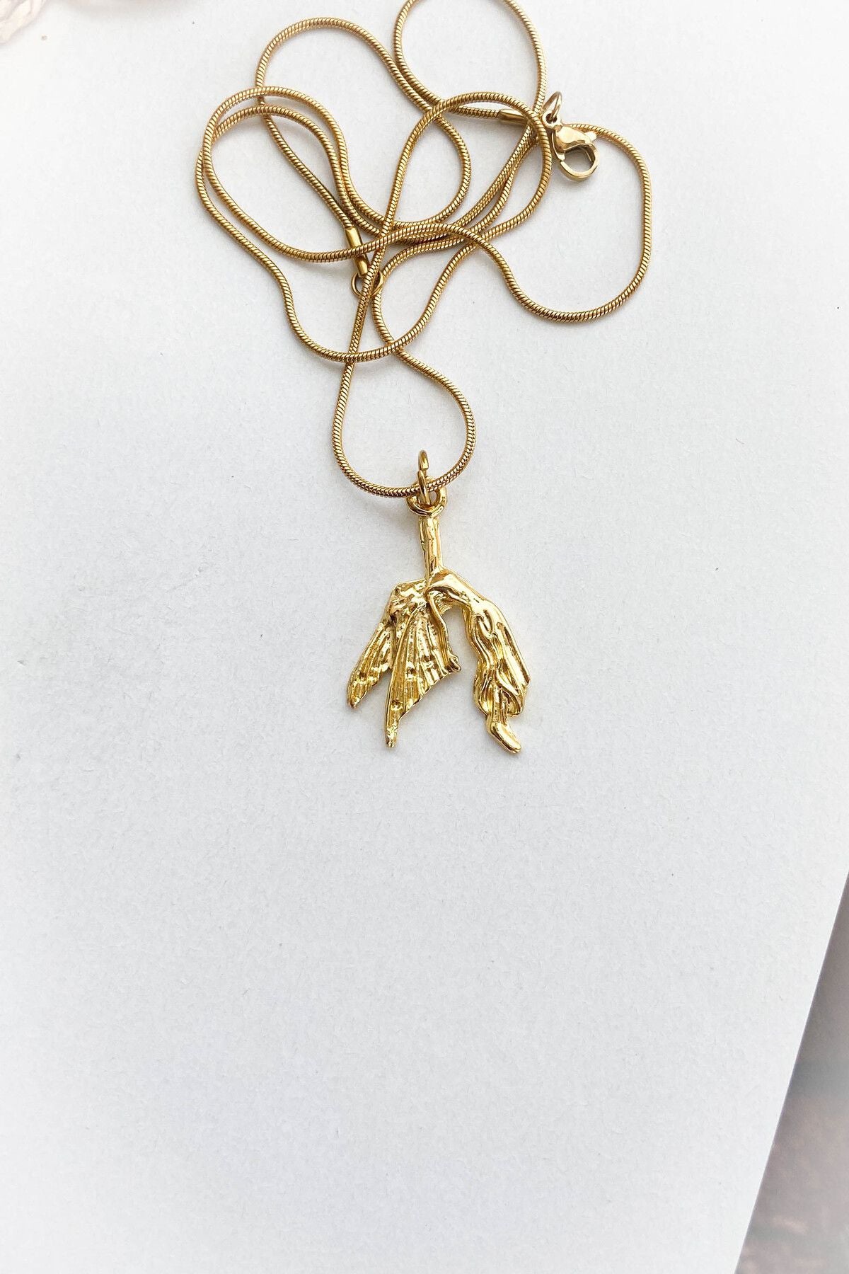 Çelik Kolye Peri Kız Kolye