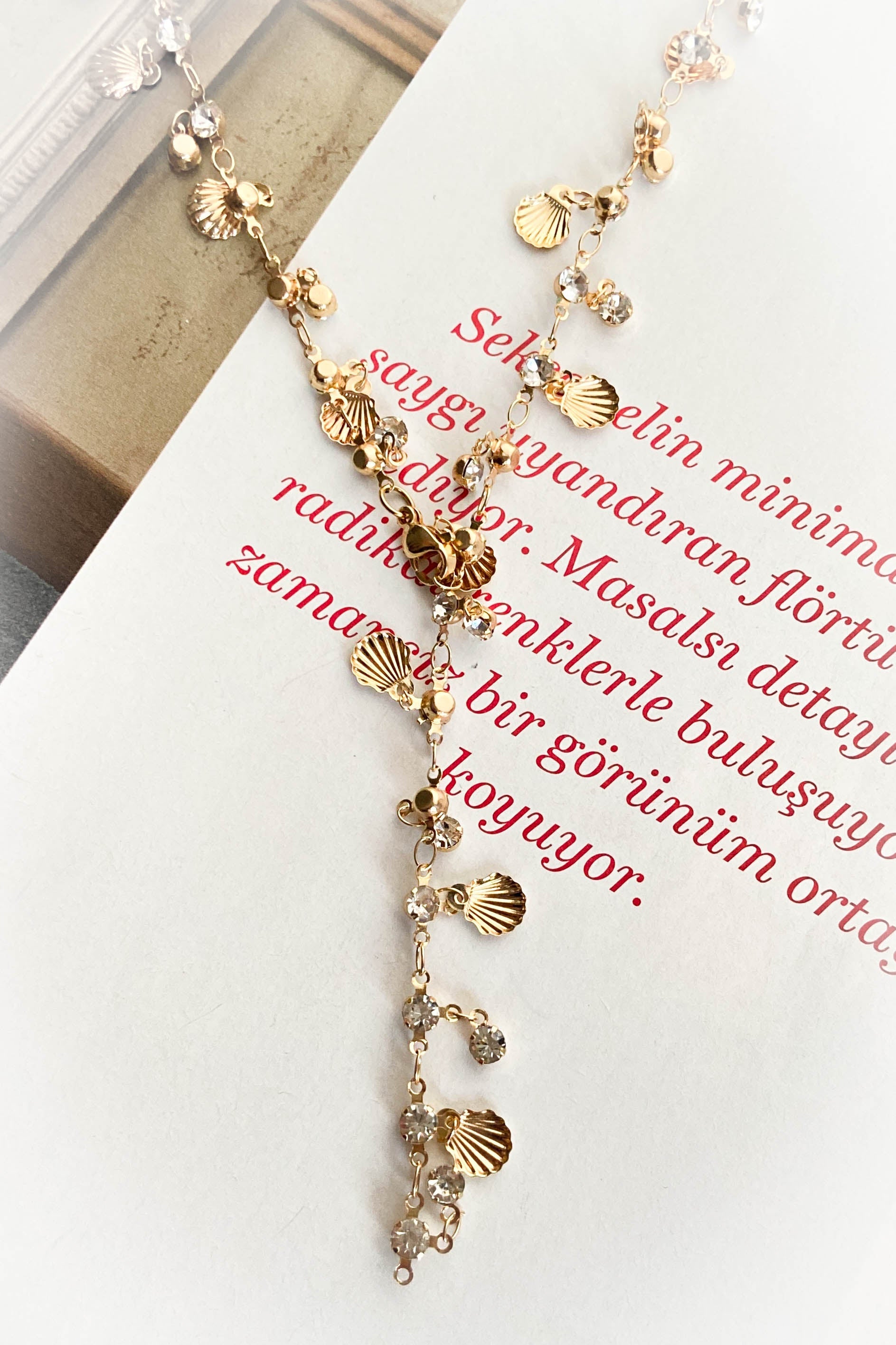 Deniz Kabuğu Y Kolye