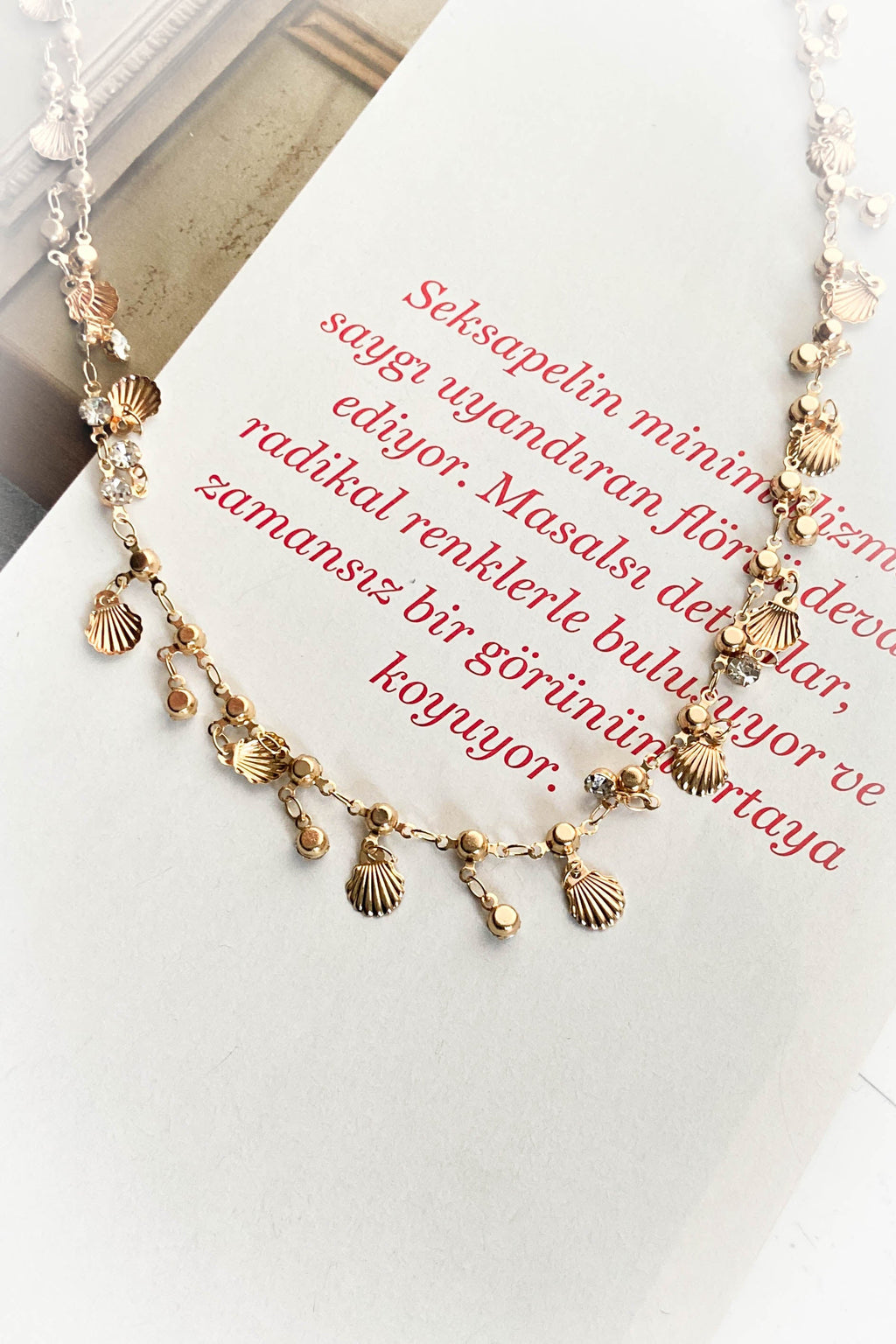 Deniz Kabuğu Y Kolye