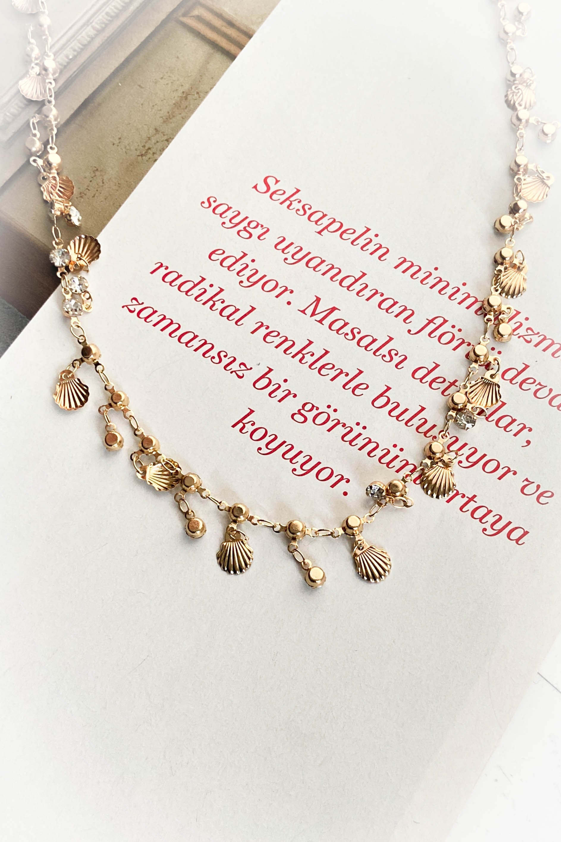 Deniz Kabuğu Y Kolye