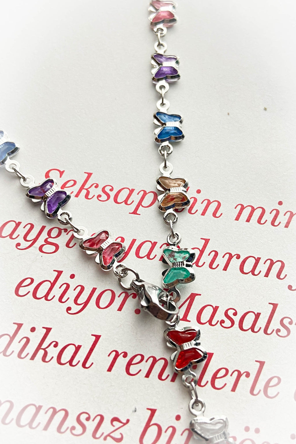 Altın Kaplama Kelebek Y Kolye